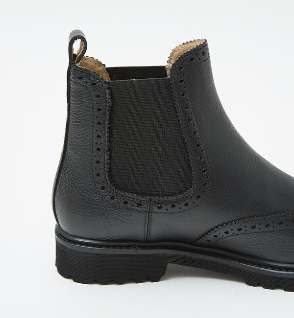 AU BANNISTER「【販売店舗限定】メダリオンサイドゴアショートブーツ」|ショートブーツ|