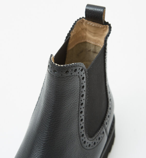 AU BANNISTER「【販売店舗限定】メダリオンサイドゴアショートブーツ」|ショートブーツ|
