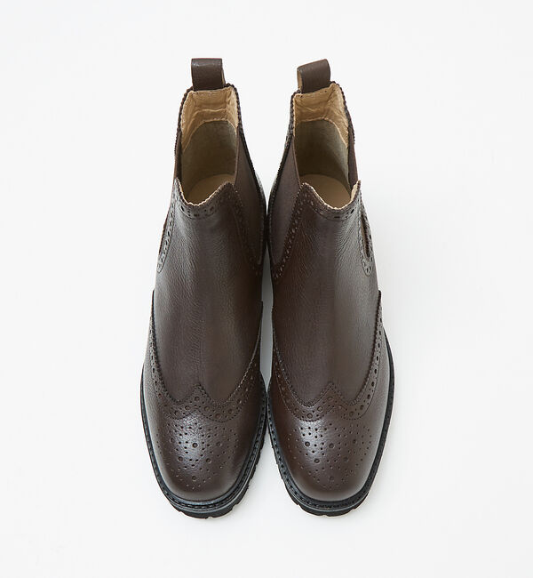 AU BANNISTER「【販売店舗限定】メダリオンサイドゴアショートブーツ」|ショートブーツ|