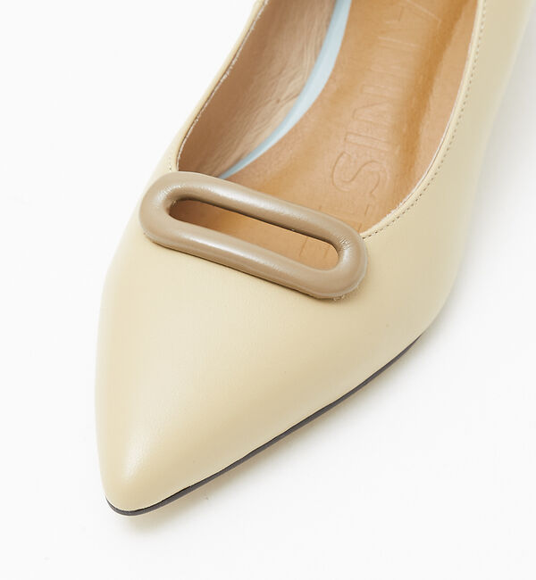 AU BANNISTER「オーバルモチーフパンプス」|パンプス|