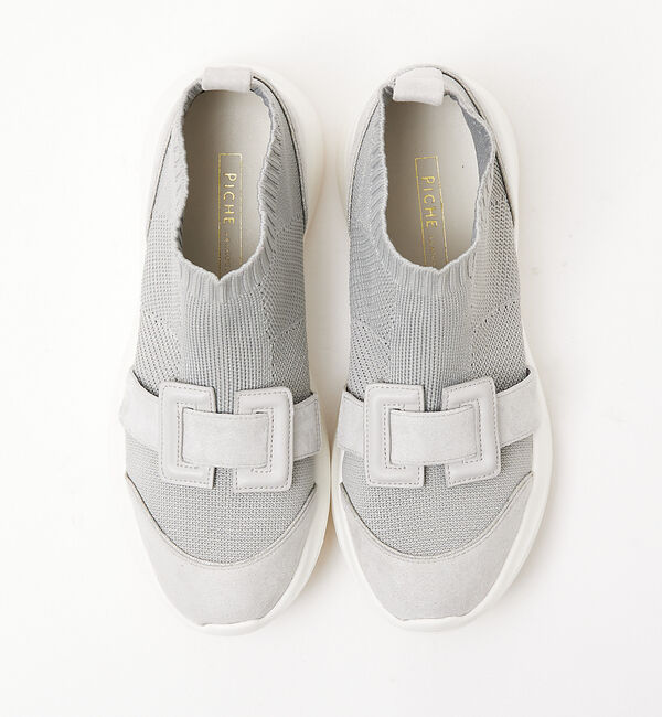 AU BANNISTER「【最高スニーカー】モチーフ付きストレッチシューズ」|スニーカー|