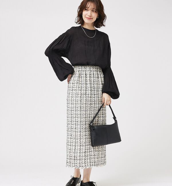 abahouse mavie「キャンディスリーブ2WAYシアーブラウス」|シャツ・ブラウス|