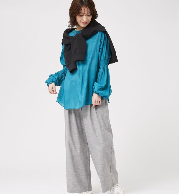 abahouse mavie「キャンディスリーブ2WAYシアーブラウス」|シャツ・ブラウス|