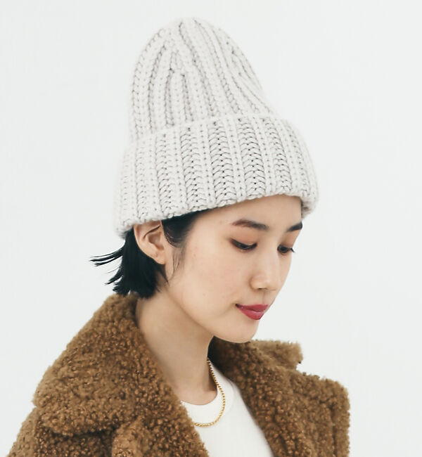 The Store by C' 「【BARNA CASHMERE】カシミヤリブニットキャップ」|その他|