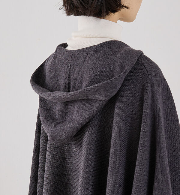 The Store by C' 「【TWP】Take Me Home／フード付きポンチョ」|ニット・セーター|