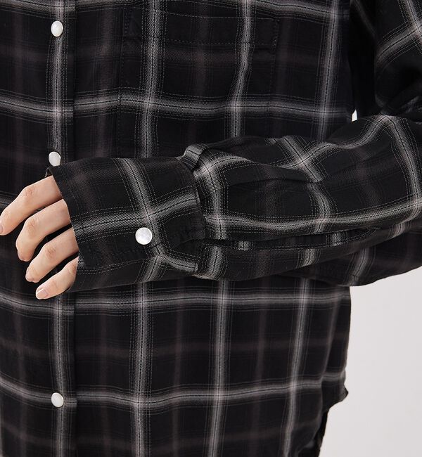 The Store by C' 「【REMI RELIEF】【別注】レーヨンツイルチェックシャツ2【予約】」|シャツ・ブラウス|