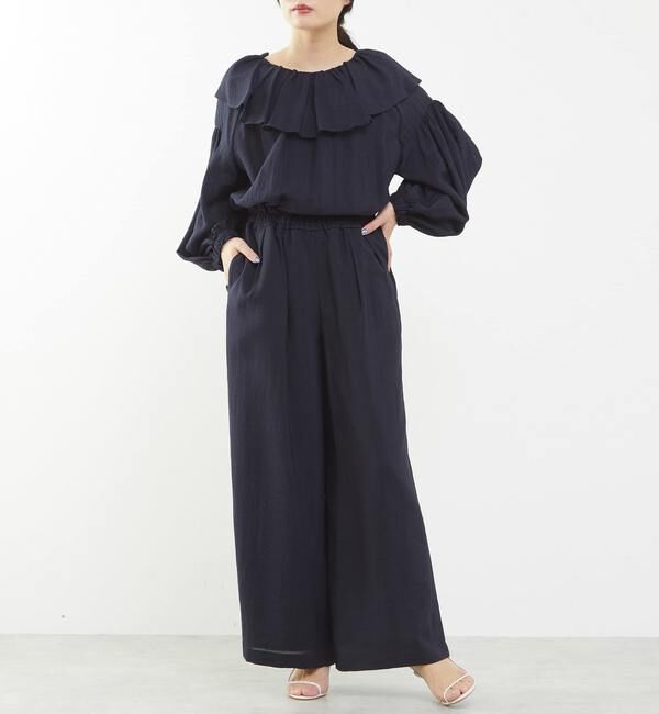 TIARA「イージーギャザーワイドパンツ（セットアップ可）」|その他|