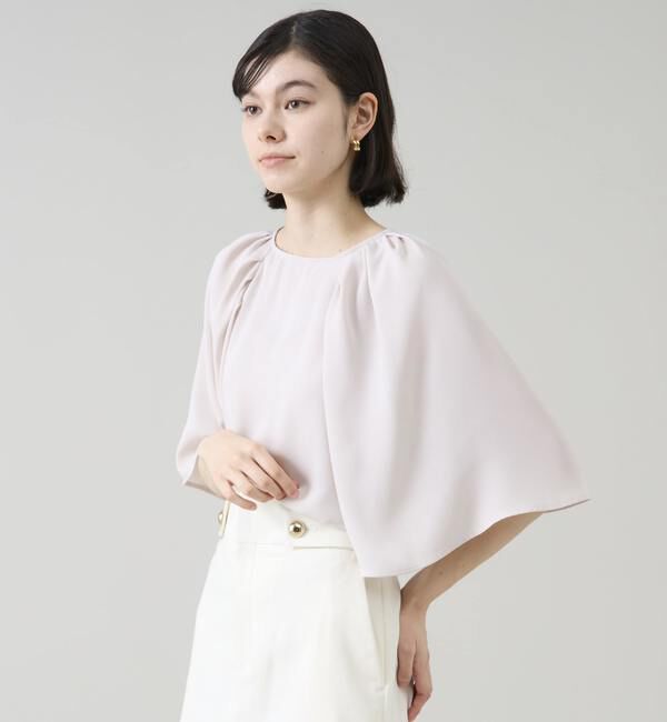 TIARA「ベルスリーブ 2WAYブラウス」|シャツ・ブラウス|