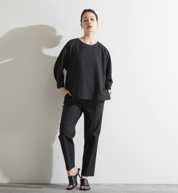 Liesse「ワイドドルマンブラウス」|シャツ・ブラウス|ブラック