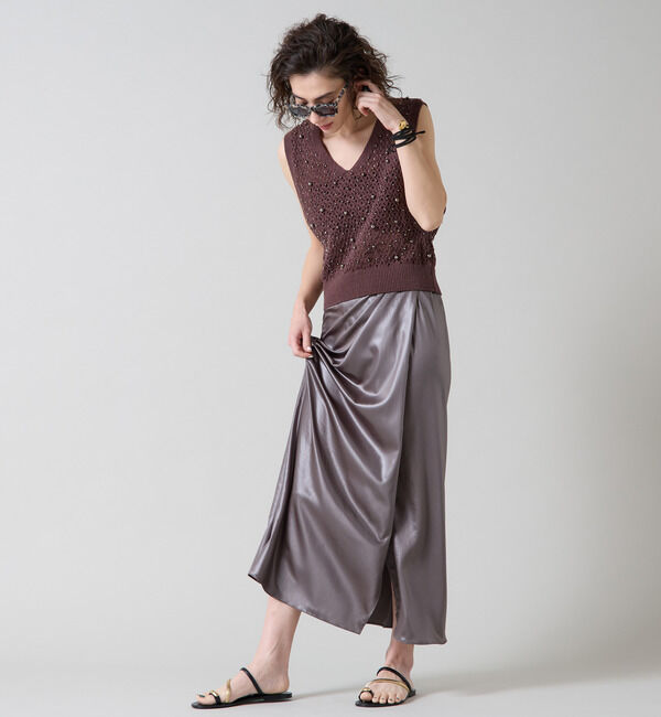 Liesse「タックドレープスカート」|スカート|