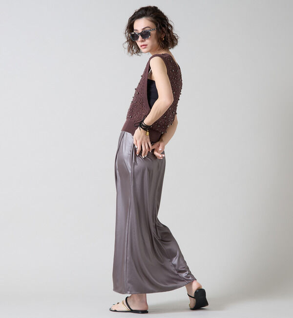 Liesse「タックドレープスカート」|スカート|