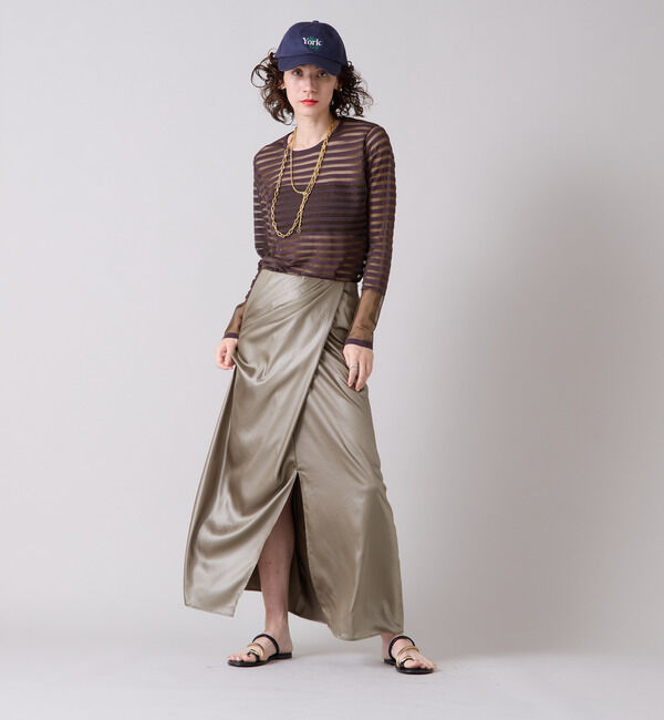 Liesse「タックドレープスカート」|スカート|