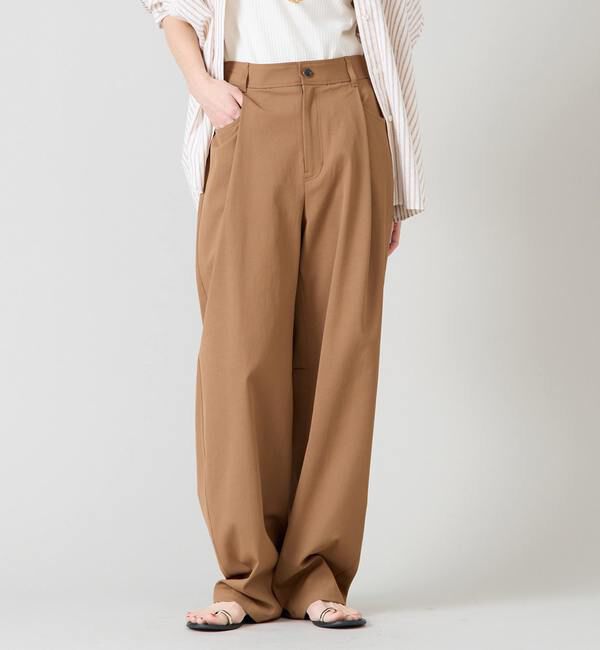 Liesse「カーブパンツ」|その他|ブラウン