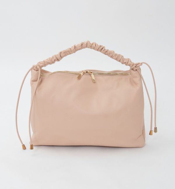 Liesse「【ANITA BILARDI】バッグ/TEATER MIDIUM」|ハンドバッグ|ピンクベージュ