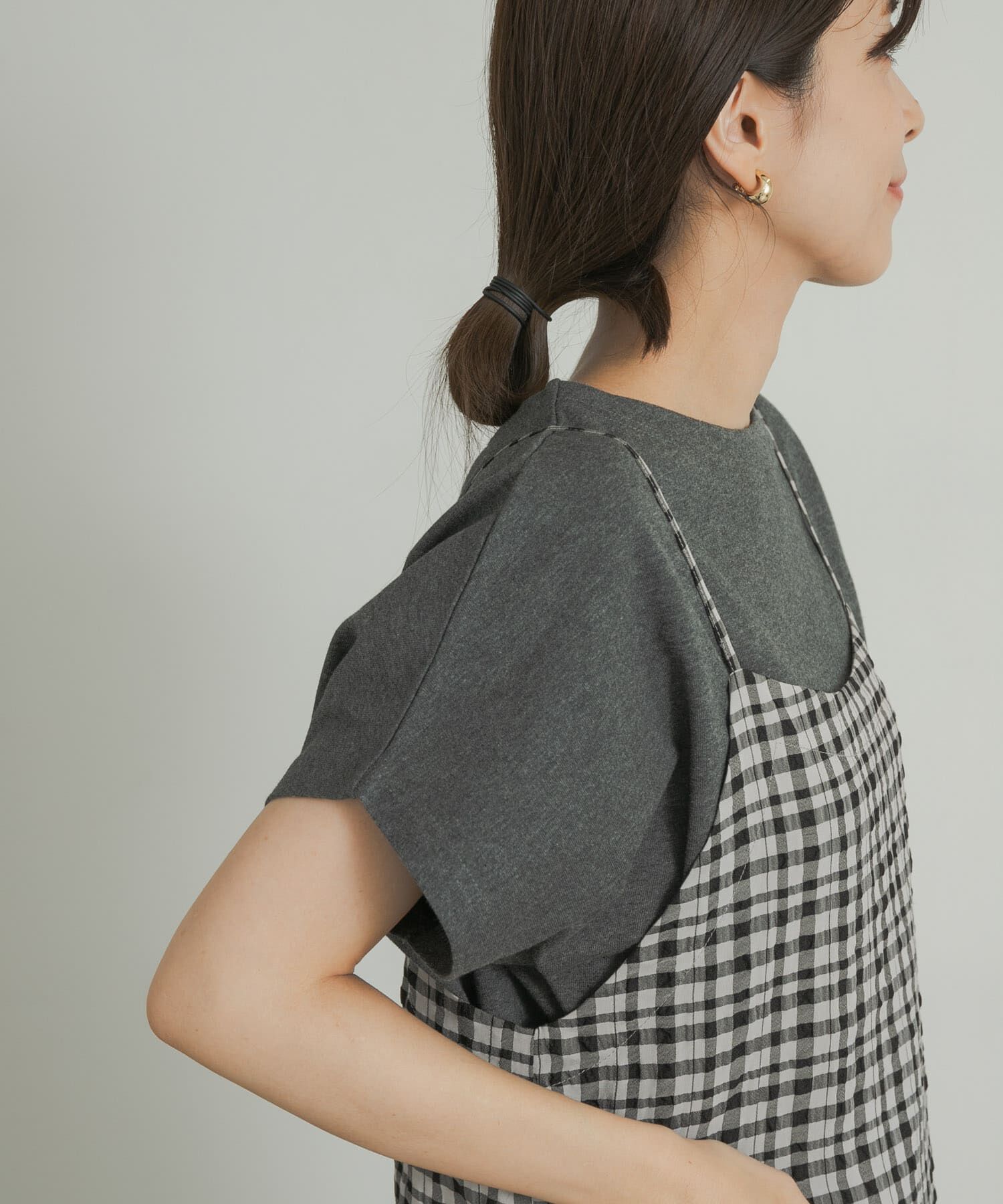 URBAN RESEARCH DOORS「『UR TECH ひやサラクール』ドライコットンボートネックプルオーバー」|Tシャツ・カットソー|