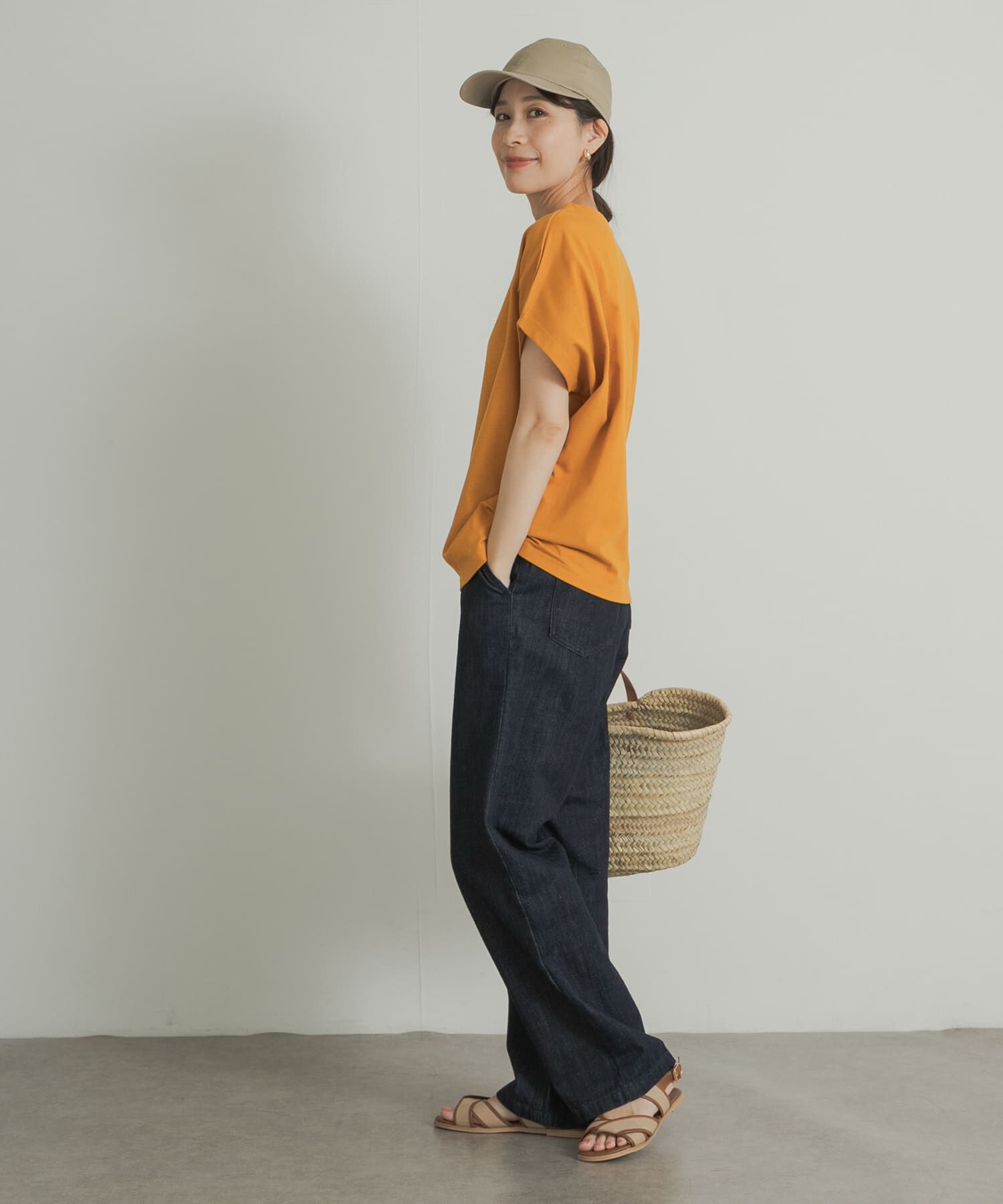 URBAN RESEARCH DOORS「『UR TECH ひやサラクール』ドライコットンボートネックプルオーバー」|Tシャツ・カットソー|