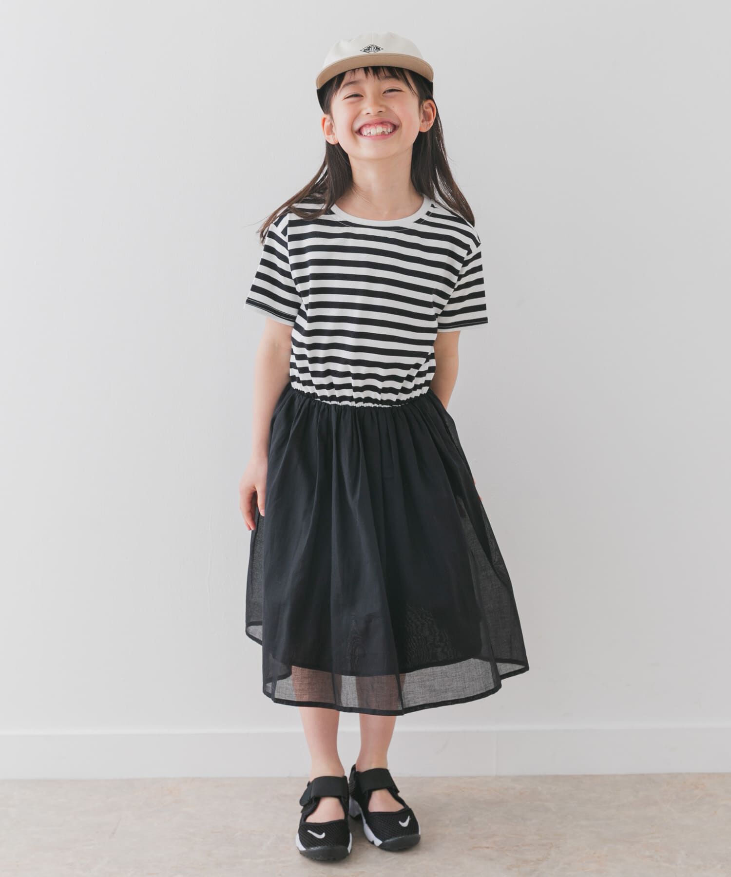 URBAN RESEARCH DOORS「『親子リンク』『UR TECH』ボイルドッキングワンピース(KIDS)」|ワンピース|