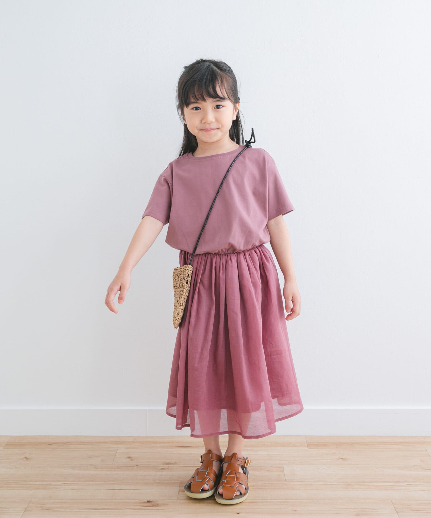 URBAN RESEARCH DOORS「『親子リンク』『UR TECH』ボイルドッキングワンピース(KIDS)」|ワンピース|