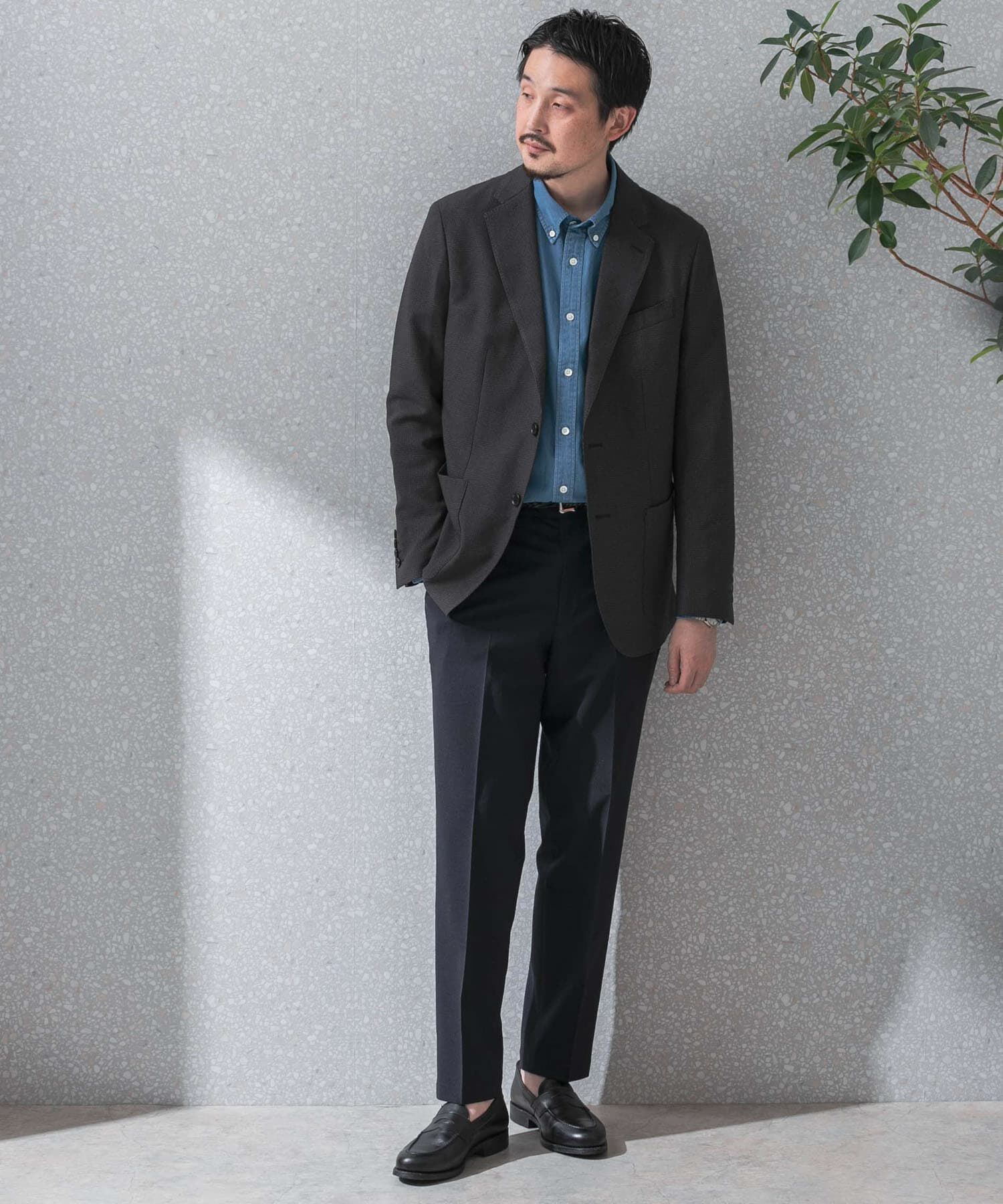 URBAN RESEARCH DOORS「『洗濯可/防シワ』LIFE STYLE TAILOR　TRABESTグレンチェックジャケット」|その他|