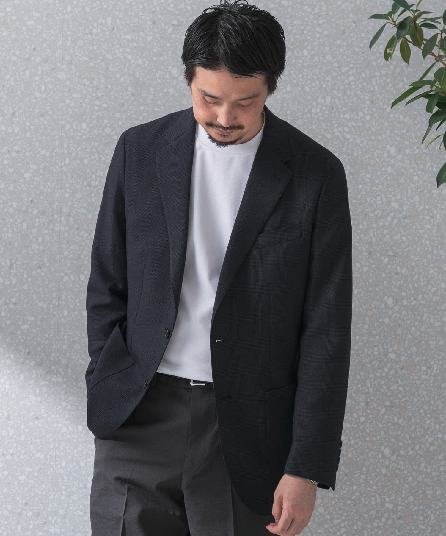 URBAN RESEARCH DOORS「『洗濯可/防シワ』LIFE STYLE TAILOR　TRABESTグレンチェックジャケット」|その他|