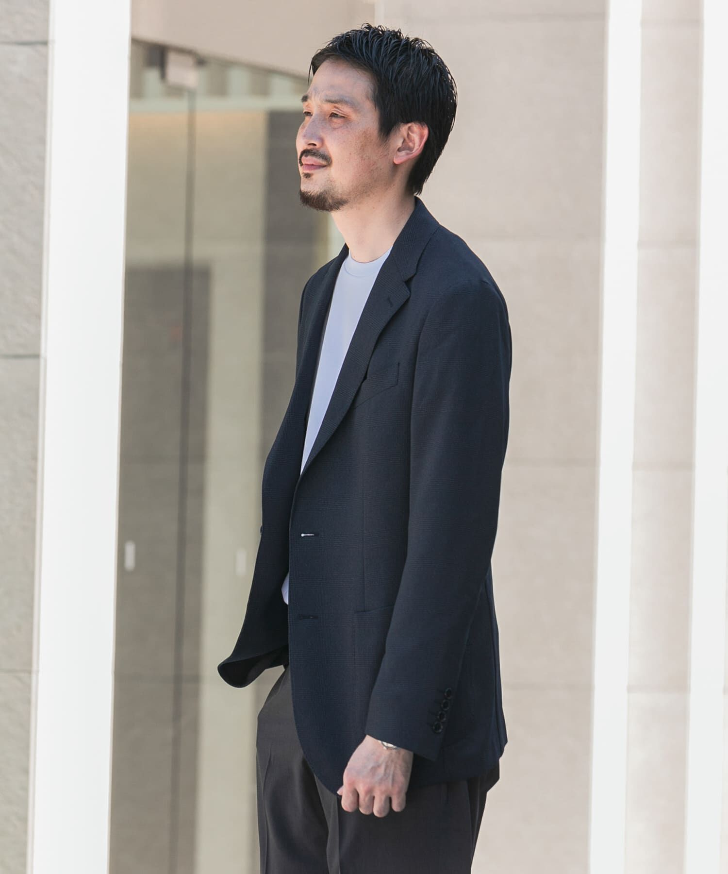 URBAN RESEARCH DOORS「『洗濯可/防シワ』LIFE STYLE TAILOR　TRABESTグレンチェックジャケット」|その他|