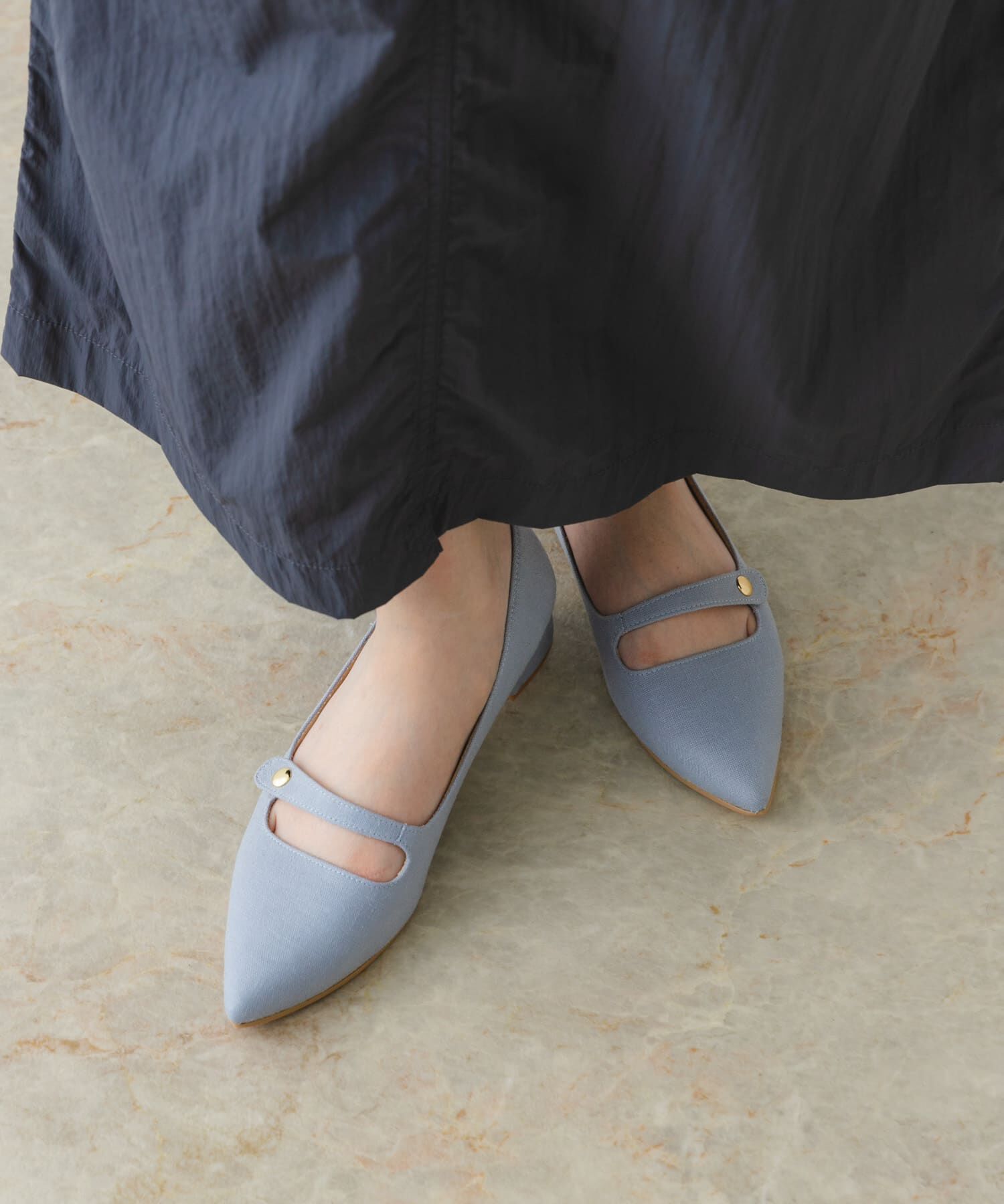 RODE SKO「ポインテッドストラップパンプス」|パンプス|