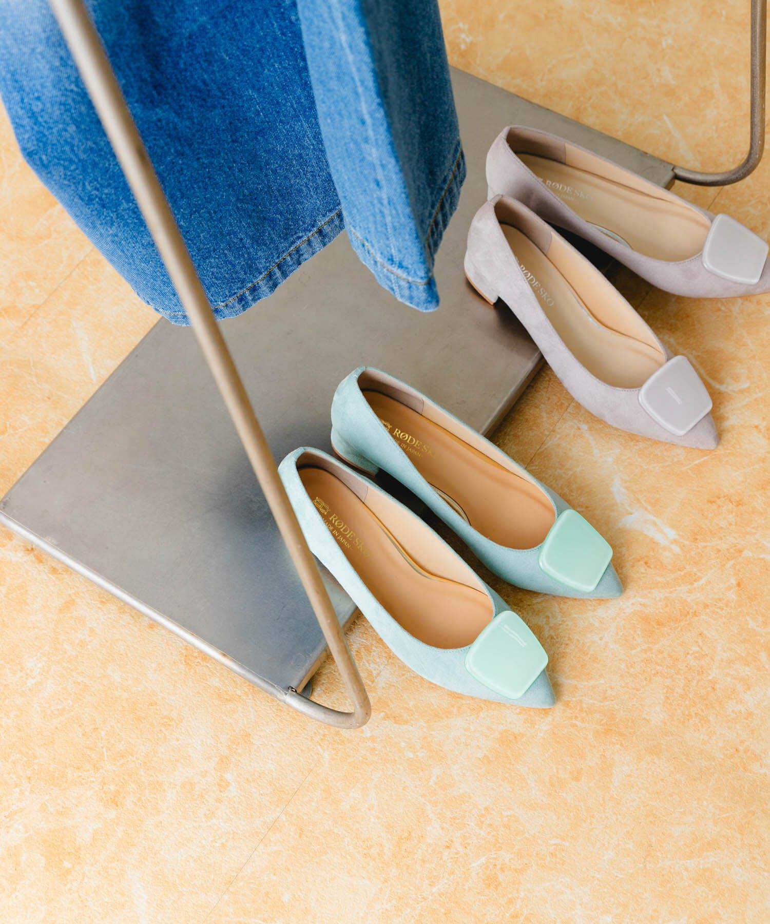 RODE SKO「『MADE IN JAPAN』 3センチクリアバックルパンプス」|パンプス|