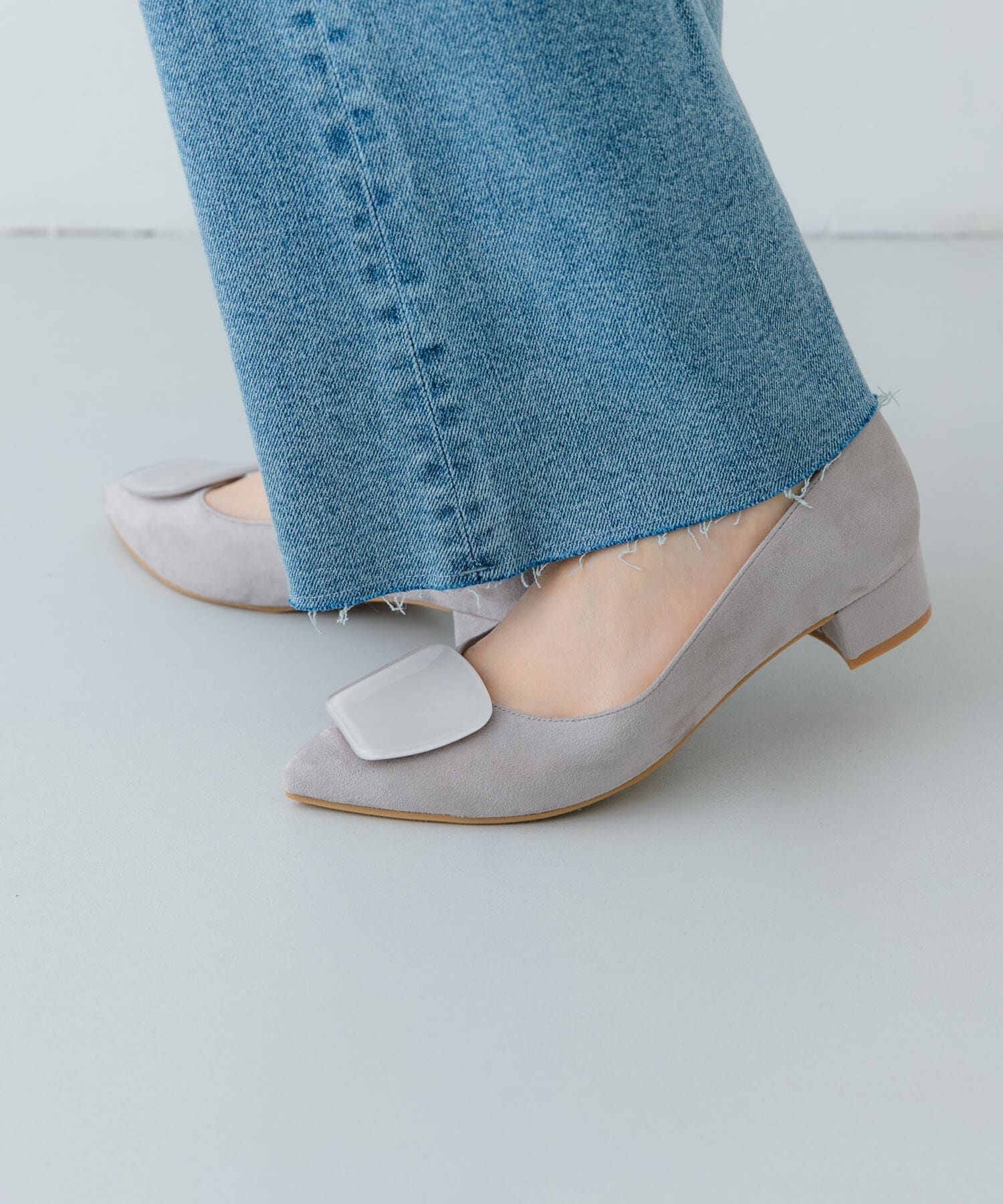 RODE SKO「『MADE IN JAPAN』 3センチクリアバックルパンプス」|パンプス|