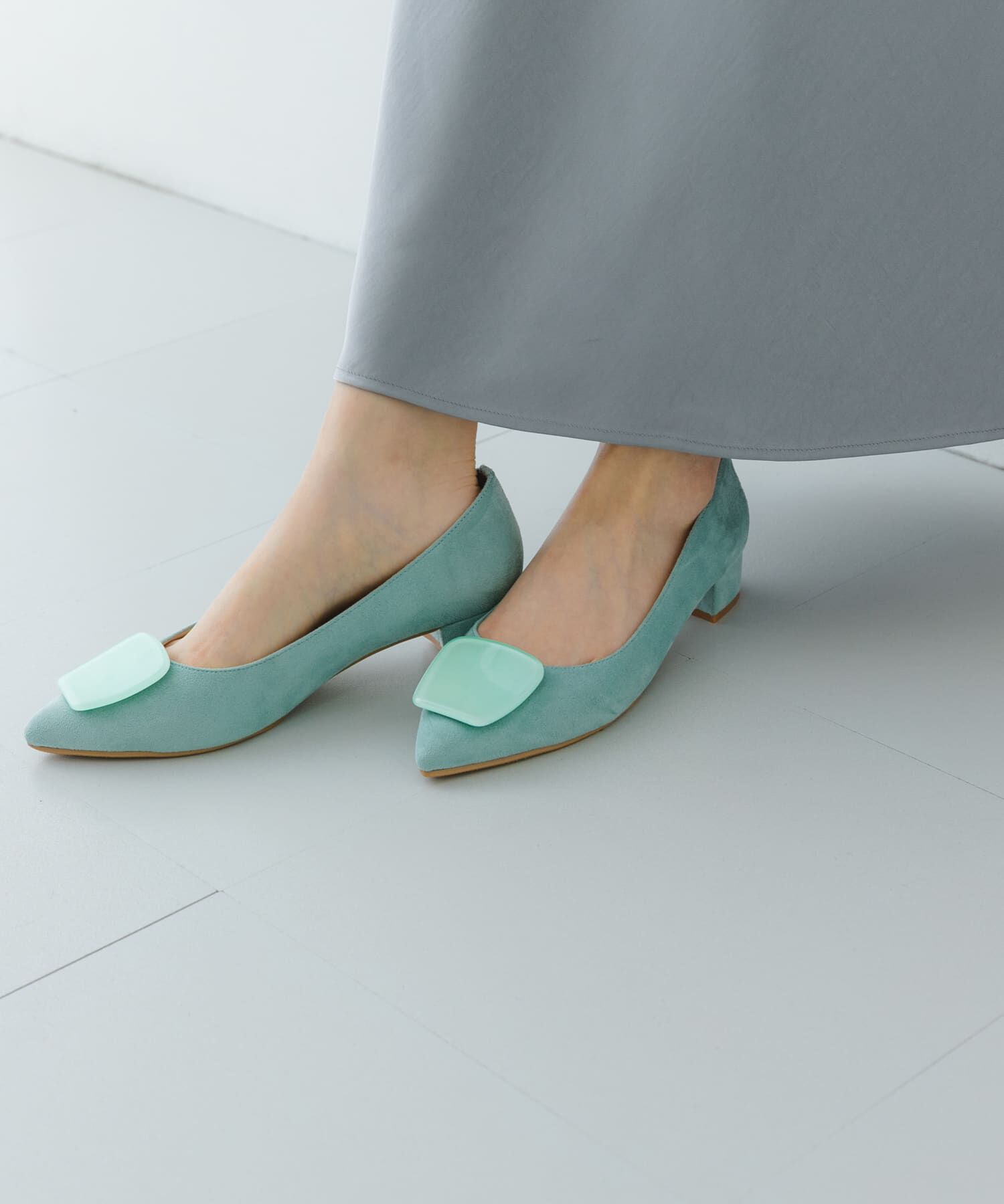 RODE SKO「『MADE IN JAPAN』 3センチクリアバックルパンプス」|パンプス|