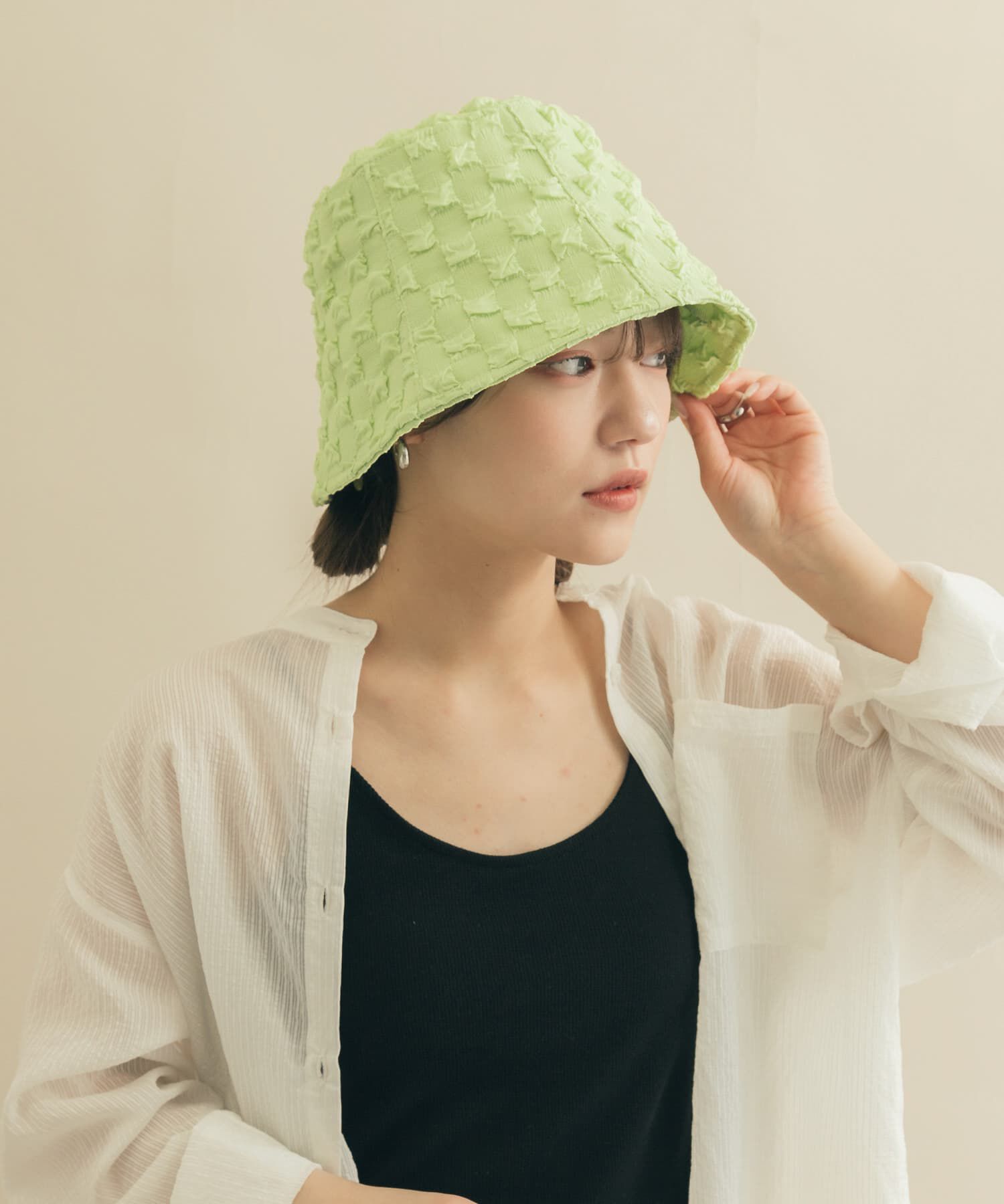 SMELLY「ポコポコバケットハット」|ハット|