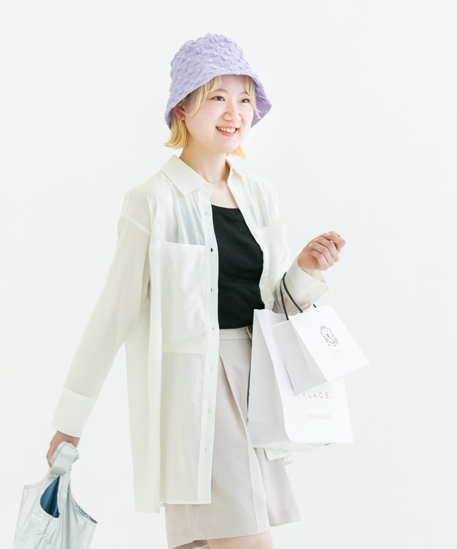 SMELLY「ポコポコバケットハット」|ハット|