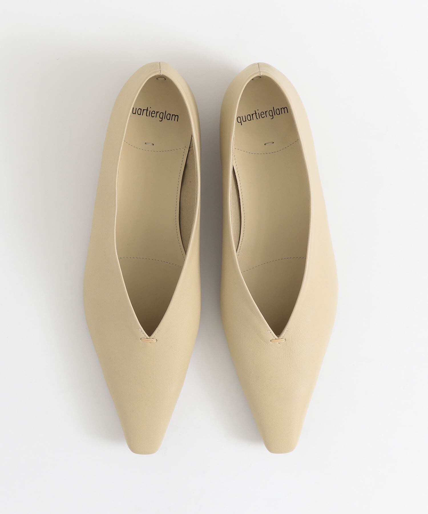 URBAN RESEARCH「quartierglam　CHISEL TOE V CUT PUMPS」|パンプス|