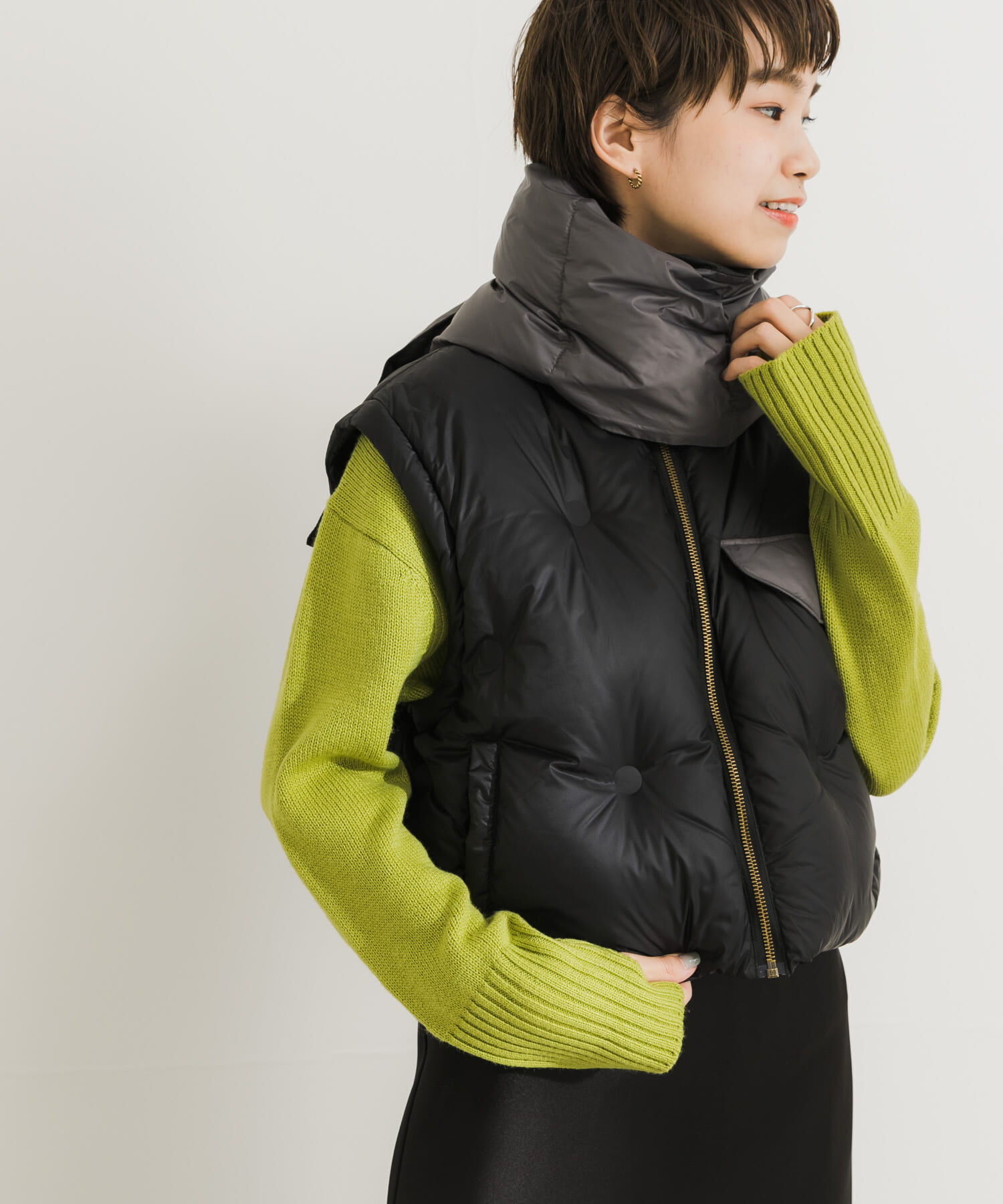 URBAN RESEARCH「Customize GreenDown Jacket」|ダウン|ブラック