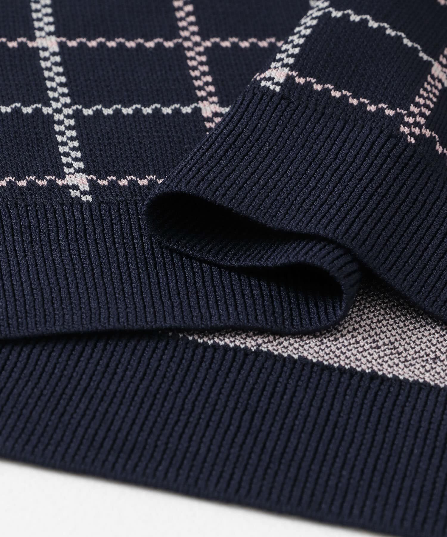 Sonny Label 「OOPSチェック柄ニットポロシャツ」|ニット・セーター|