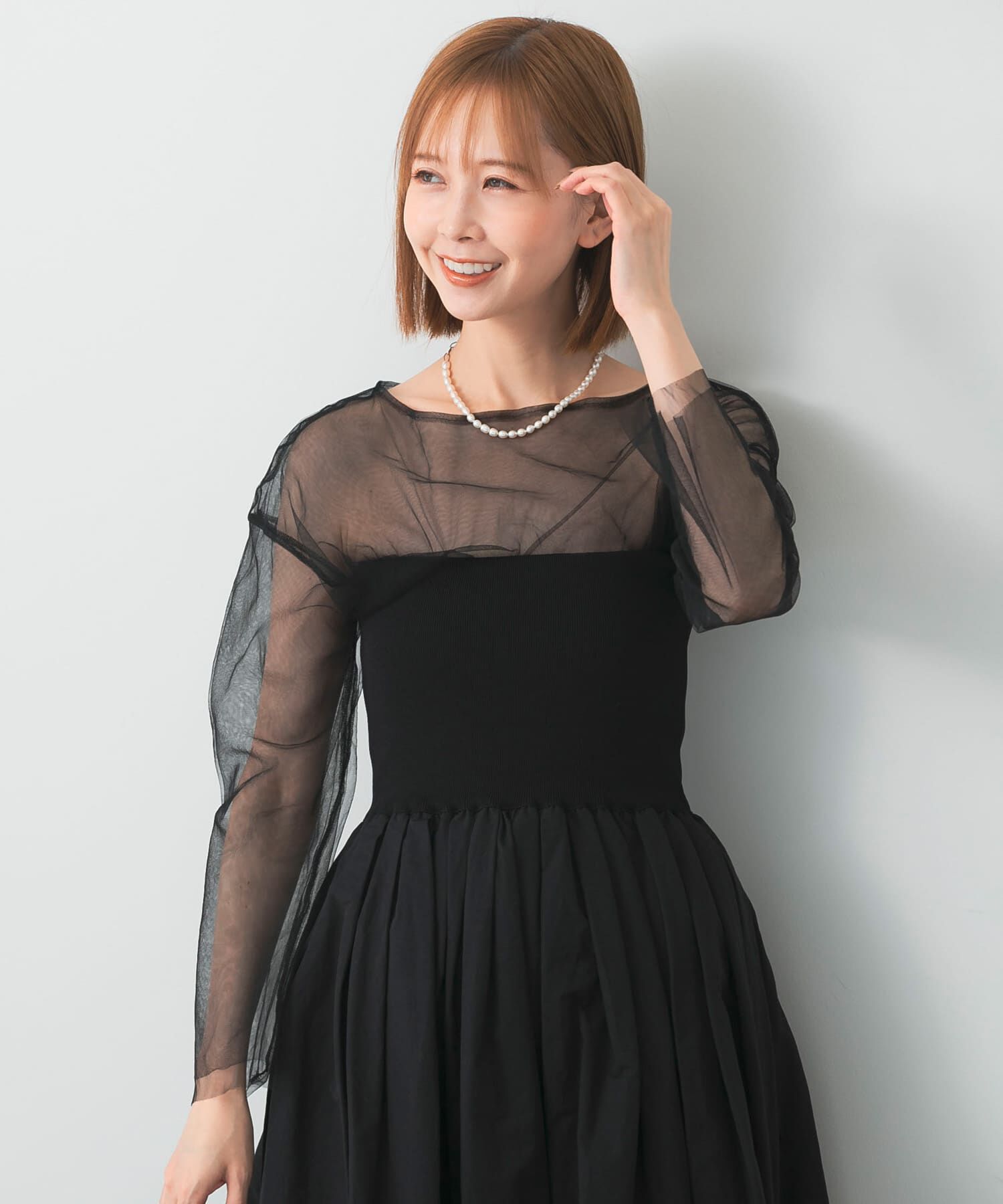 URBAN RESEARCH ROSSO「レイヤードチュールブラウス」|その他|