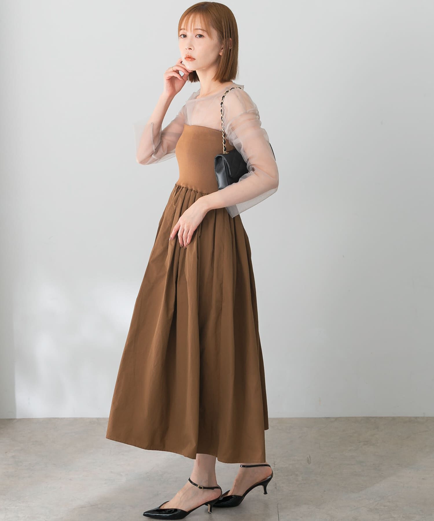 URBAN RESEARCH ROSSO「レイヤードチュールブラウス」|その他|