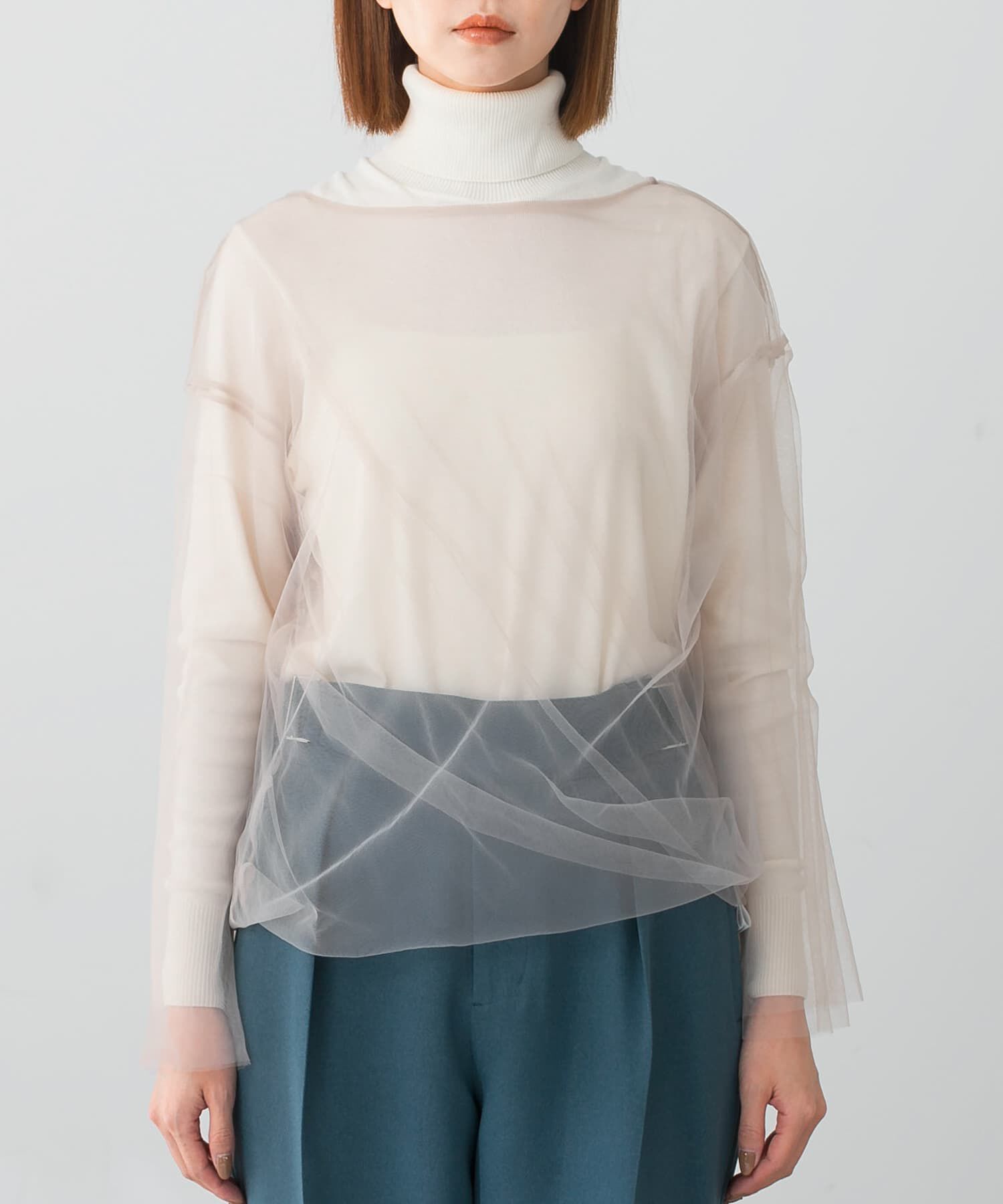 URBAN RESEARCH ROSSO「レイヤードチュールブラウス」|その他|