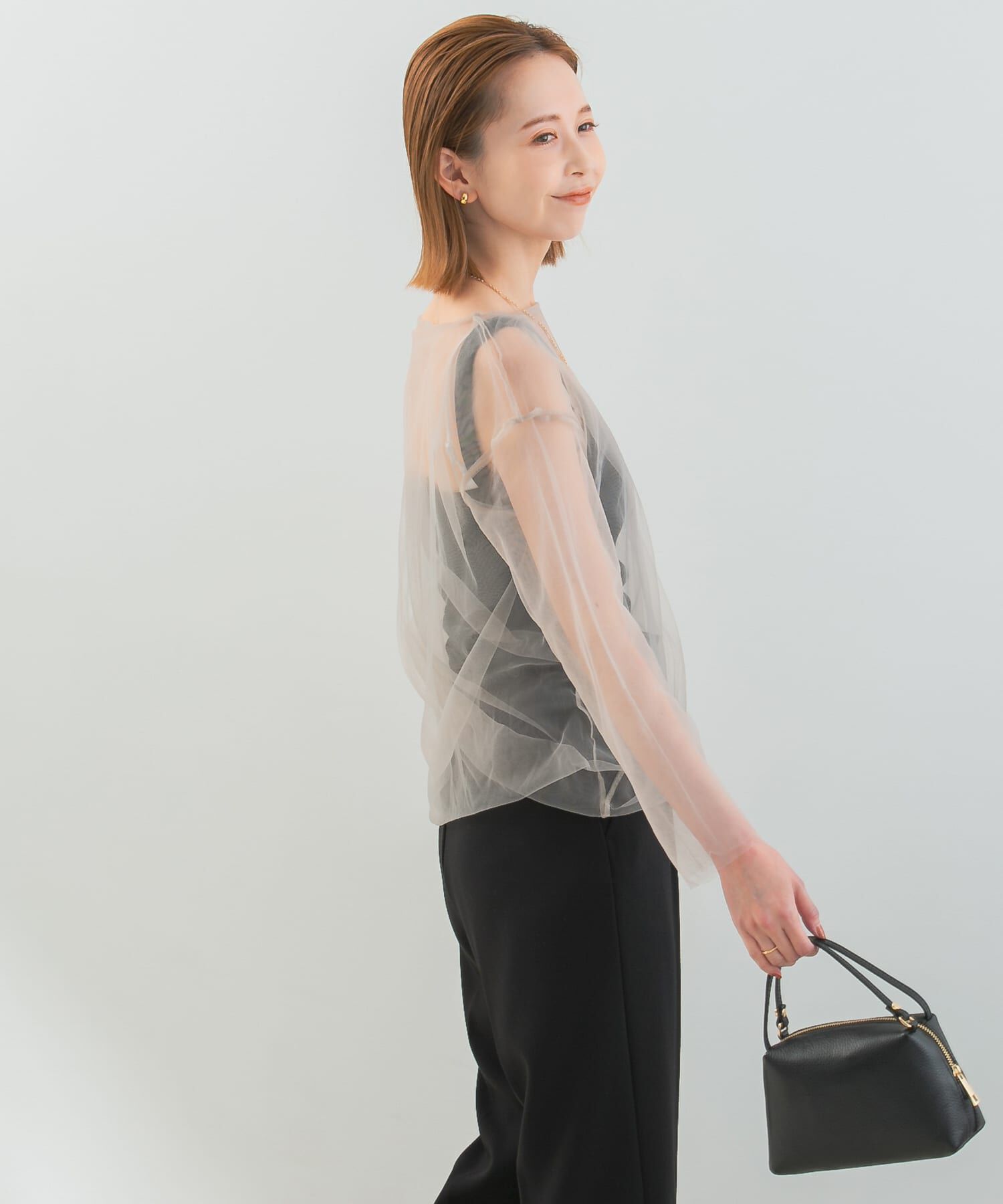 URBAN RESEARCH ROSSO「レイヤードチュールブラウス」|その他|