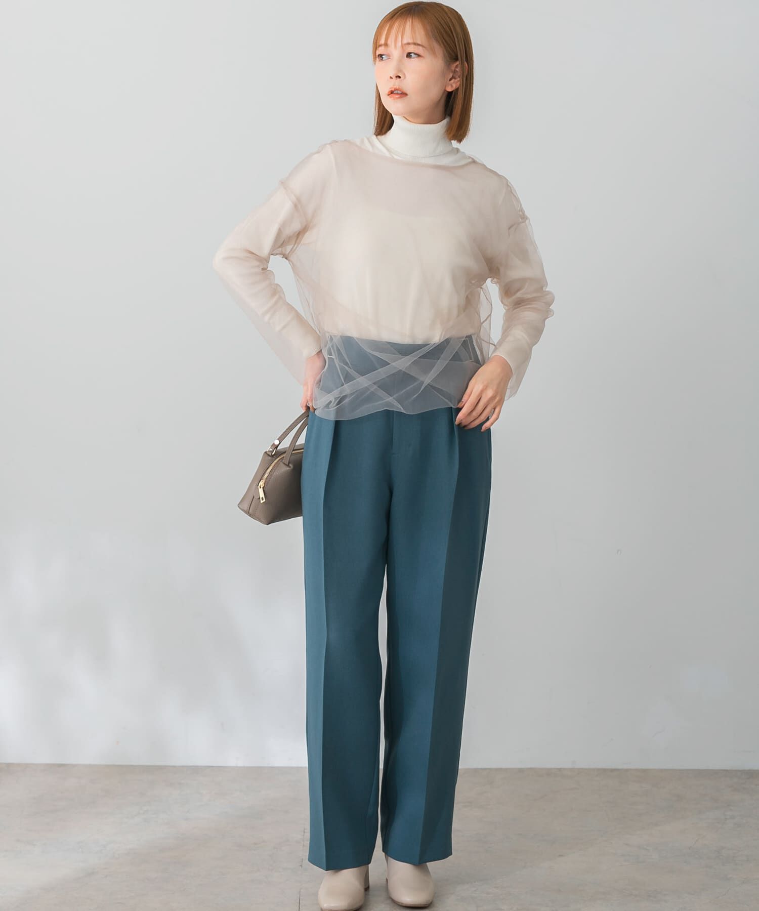 URBAN RESEARCH ROSSO「レイヤードチュールブラウス」|その他|