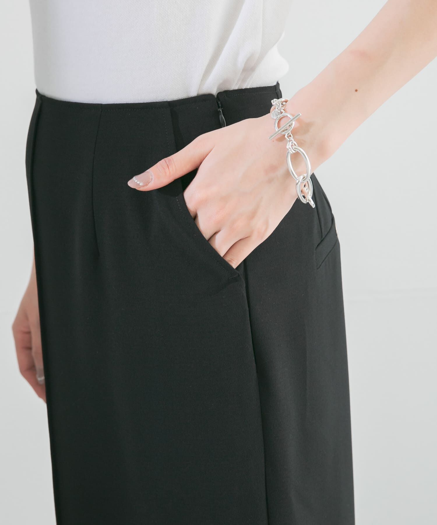 URBAN RESEARCH ROSSO「ピンタックペンシルスカート」|スカート|