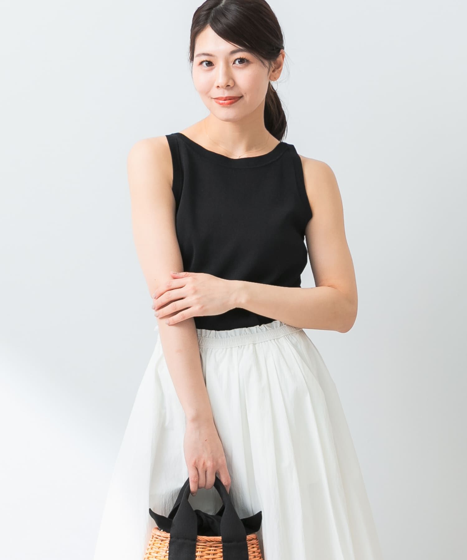 URBAN RESEARCH ROSSO「F by ROSSO　ウォッシャブルミラノリブアメスリニット」|ニット・セーター|