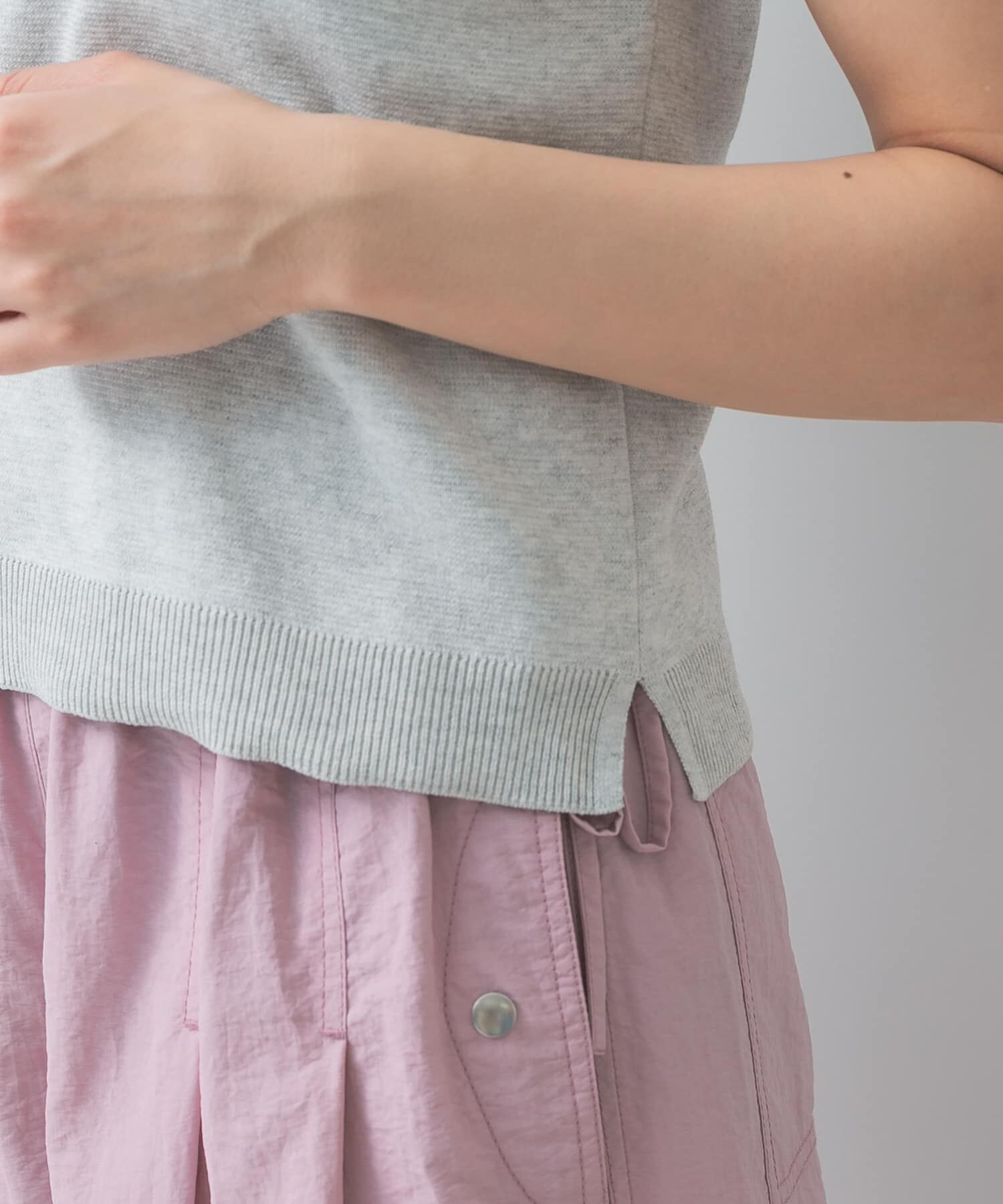 URBAN RESEARCH ROSSO「F by ROSSO　ウォッシャブルミラノリブアメスリニット」|ニット・セーター|