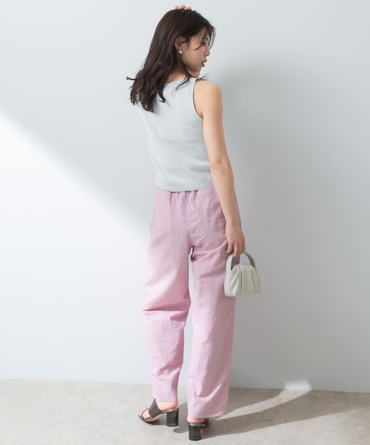 URBAN RESEARCH ROSSO「F by ROSSO　ウォッシャブルミラノリブアメスリニット」|ニット・セーター|