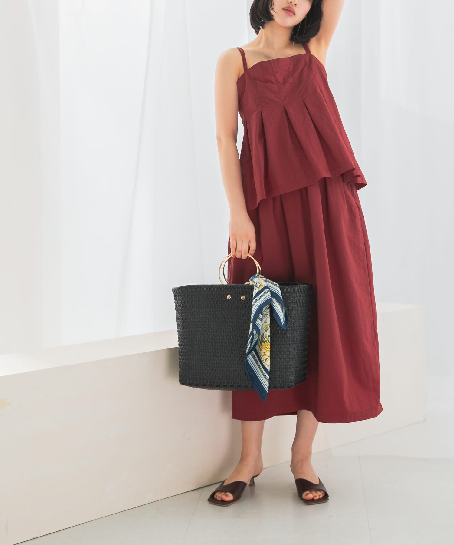 URBAN RESEARCH ROSSO「撥水UVデザインタックキャミソール」|キャミソール|