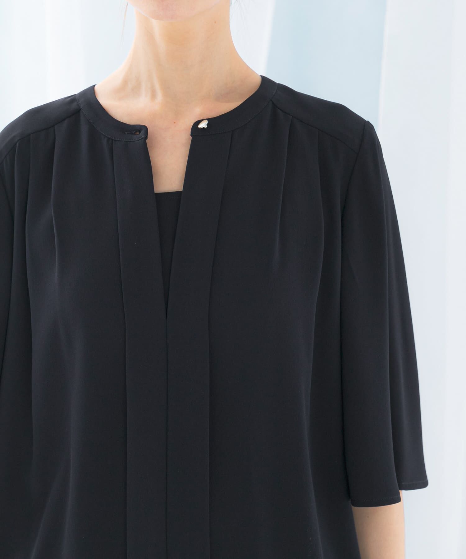 URBAN RESEARCH ROSSO「2WAYウォッシャブルフレアスリーブブラウス」|シャツ・ブラウス|