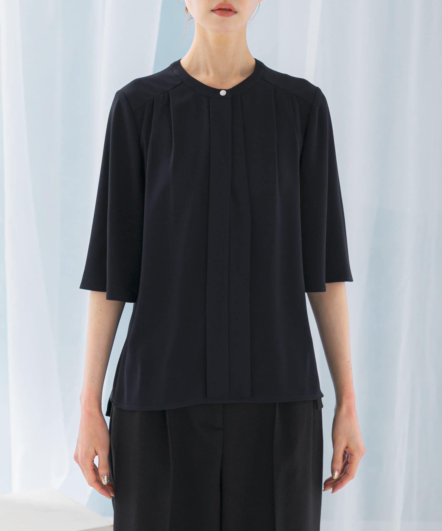 URBAN RESEARCH ROSSO「2WAYウォッシャブルフレアスリーブブラウス」|シャツ・ブラウス|