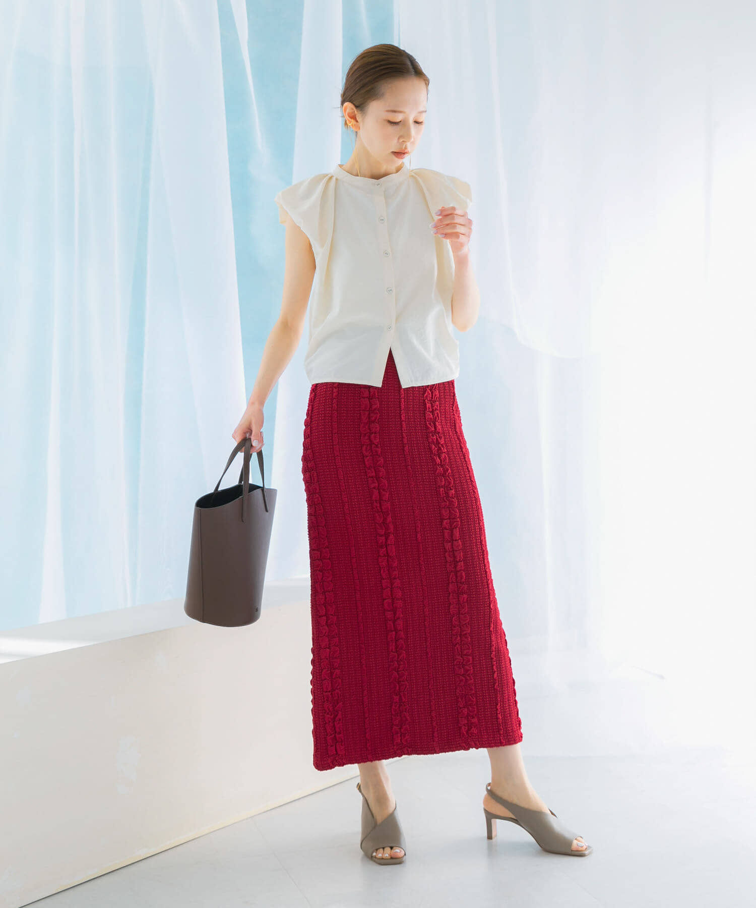 URBAN RESEARCH ROSSO「パフスリーブブラウス」|シャツ・ブラウス|