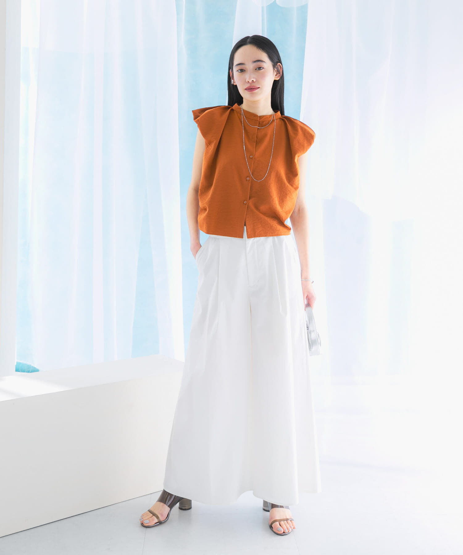 URBAN RESEARCH ROSSO「パフスリーブブラウス」|シャツ・ブラウス|