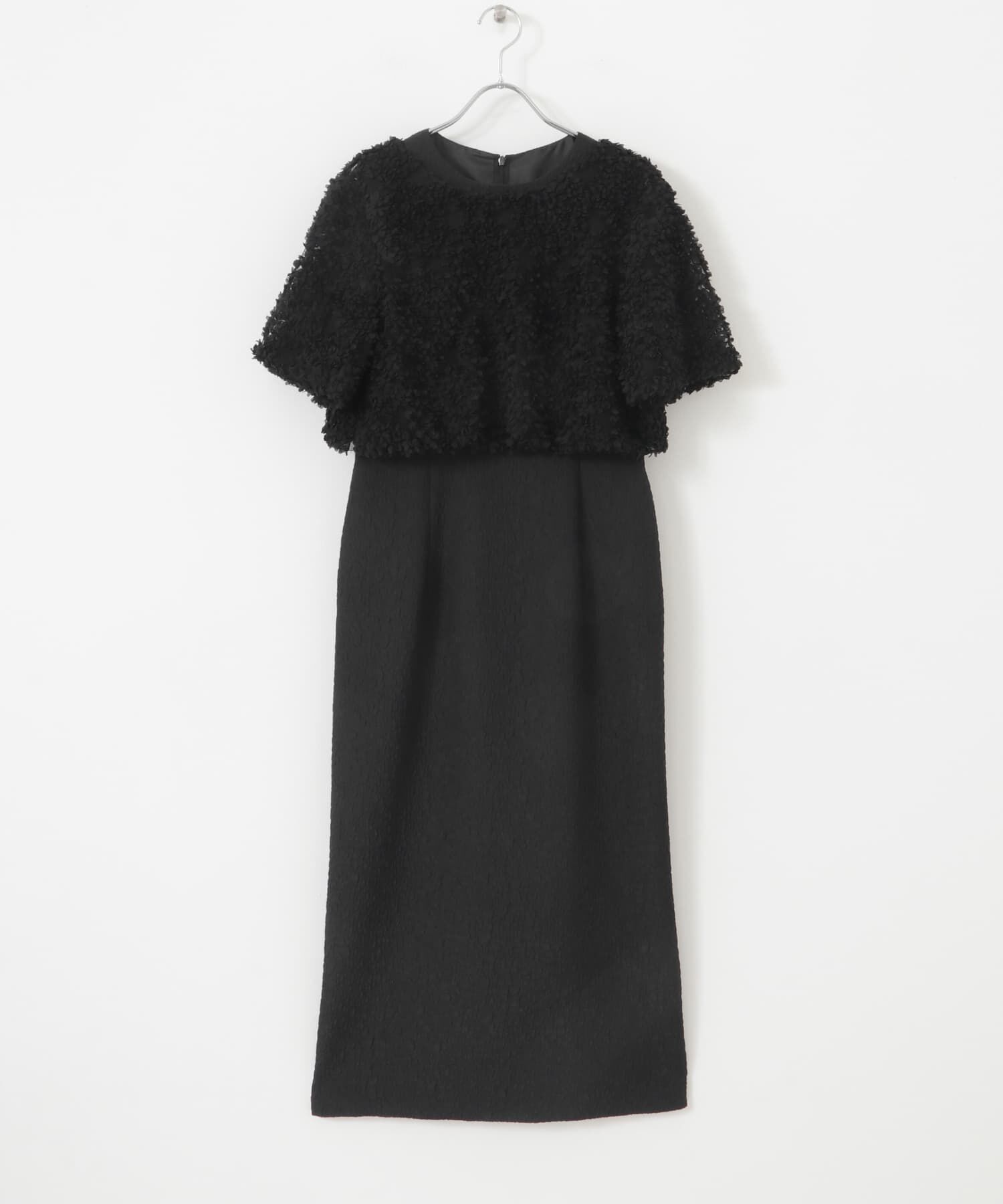 URBAN RESEARCH ROSSO「kaene　デザインリボンボレロセットドレス」|ワンピース|ブラック