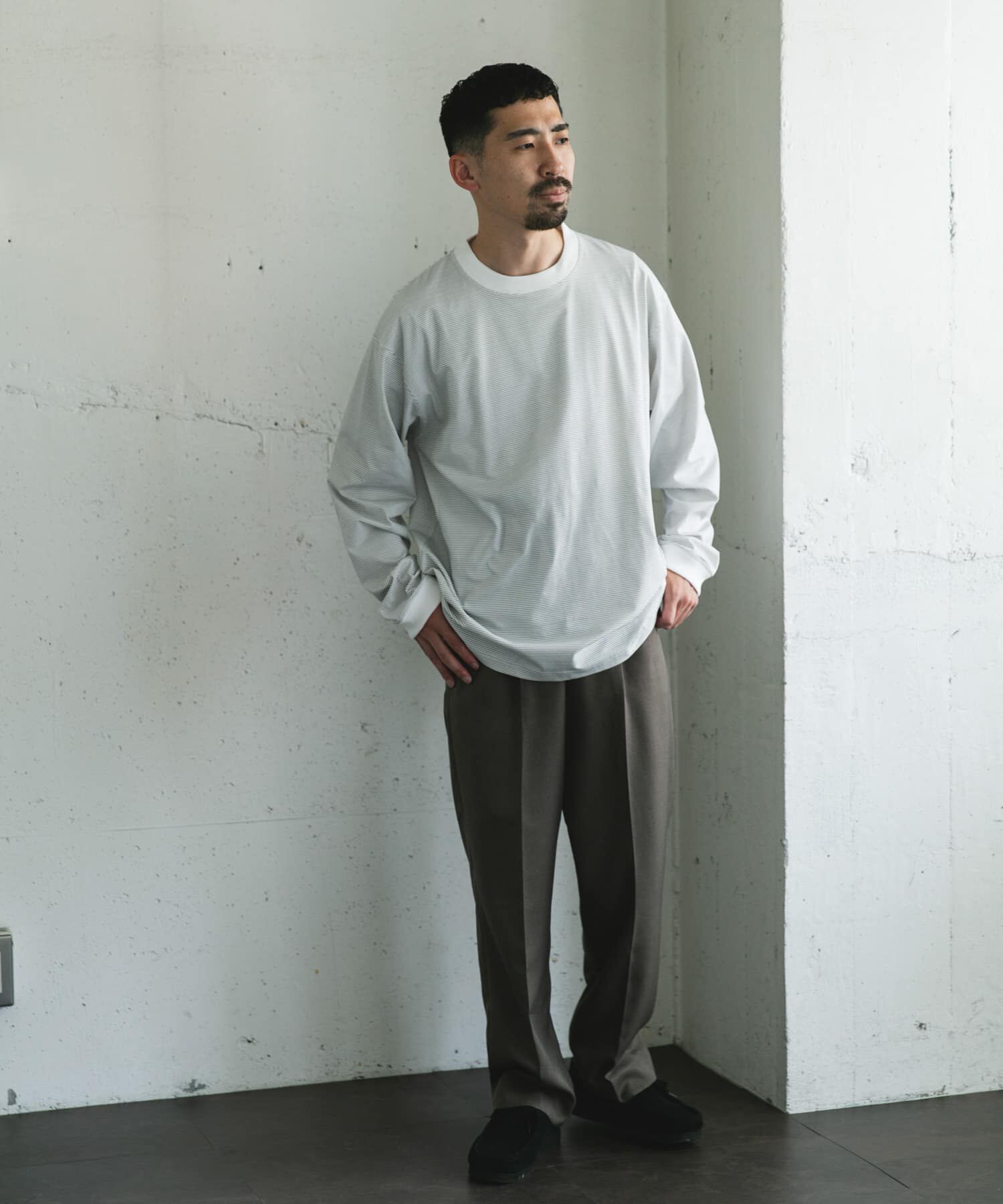 URBAN RESEARCH DOORS「クイックドライロングスリーブTシャツ」|Tシャツ・カットソー|